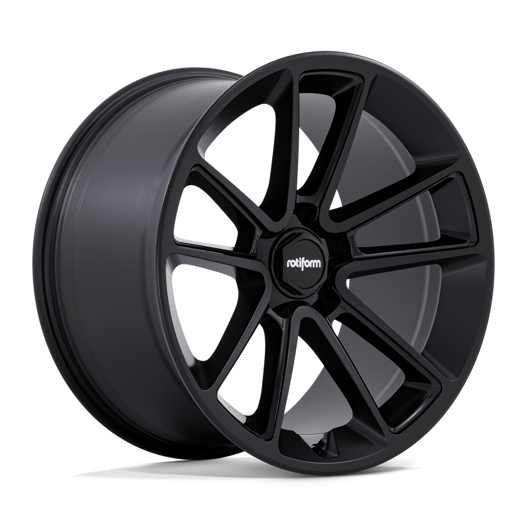 R194 22X10 5X120 MT-BLK-BLK-CAP 30MM Rotiform