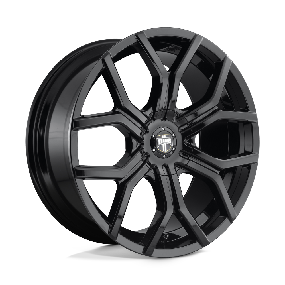 S208 22X9.5 6X135/5.5 GL-BLK 30MM DUB 1PC