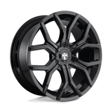 S208 22X9.5 6X135/5.5 GL-BLK 30MM DUB 1PC