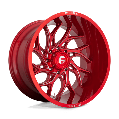 D742 22X10 5X5.0 GL-RED-MIL -18MM Fuel 1PC