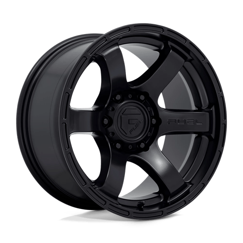 D766 18X9 5X5.0 S-BLK -12MM Fuel 1PC