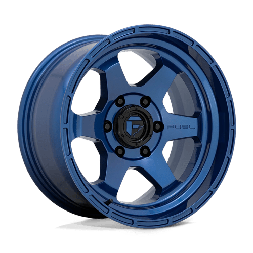 D739 17X9 6X5.5 DRK-BLUE -12MM Fuel 1PC