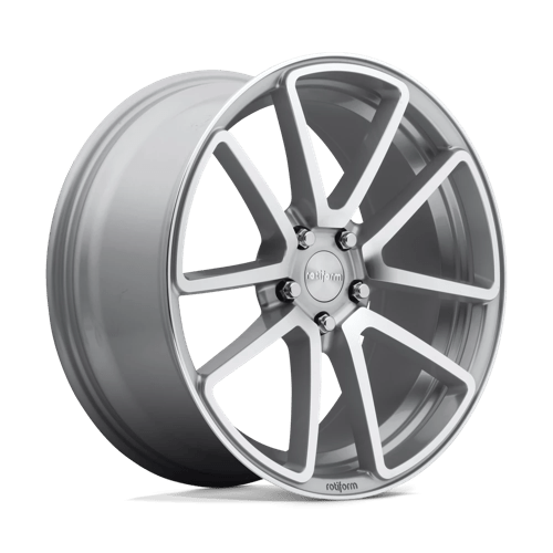 R120 18X8.5 5X4.5 GL-SLVR-MACH 45MM Rotiform