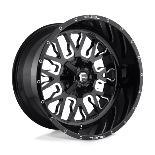 D611 22X10 6X135/5.5 GL-BLK-MIL 10MM Fuel 1PC