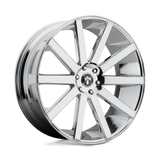 S120 24X10 6X135 CHR-PLATED 30MM DUB 1PC