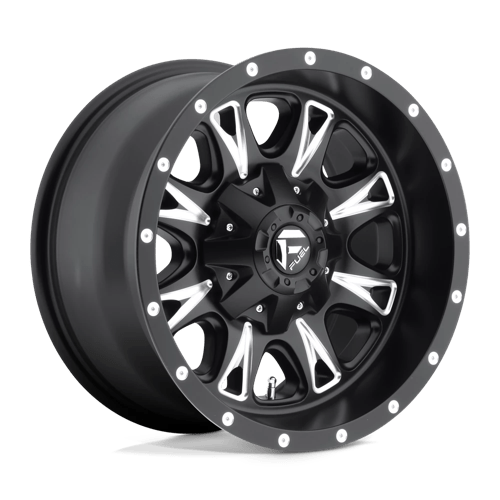 D513 17X6.5 8X6.5 MT-BLK-MIL 129MM Fuel 1PC