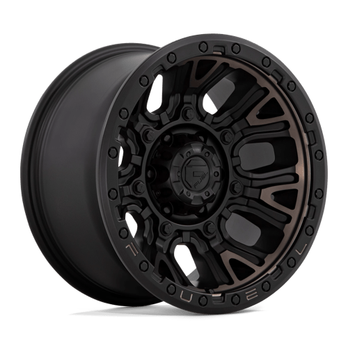 D824 17X9 5X5.0 M-BLK-DDT -12MM Fuel 1PC