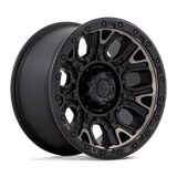 D824 17X9 6X135 M-BLK-DDT 1MM Fuel 1PC