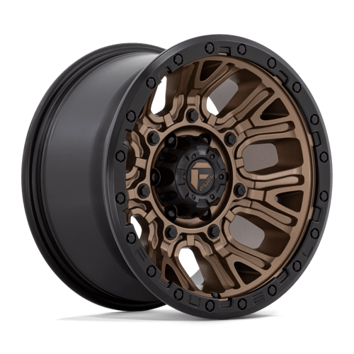 D826 17X9 5X5.0 M-BRZ BLK-RG -12MM Fuel 1PC