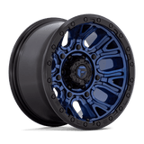 D827 17X9 6X5.5 DK-BLUE BLK-RG -12MM Fuel 1PC