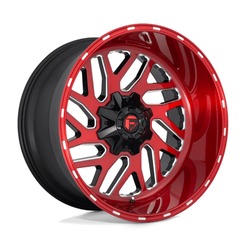 D691 20X10 6X135/5.5 BRSH-RED-MIL -19MM Fuel 1PC