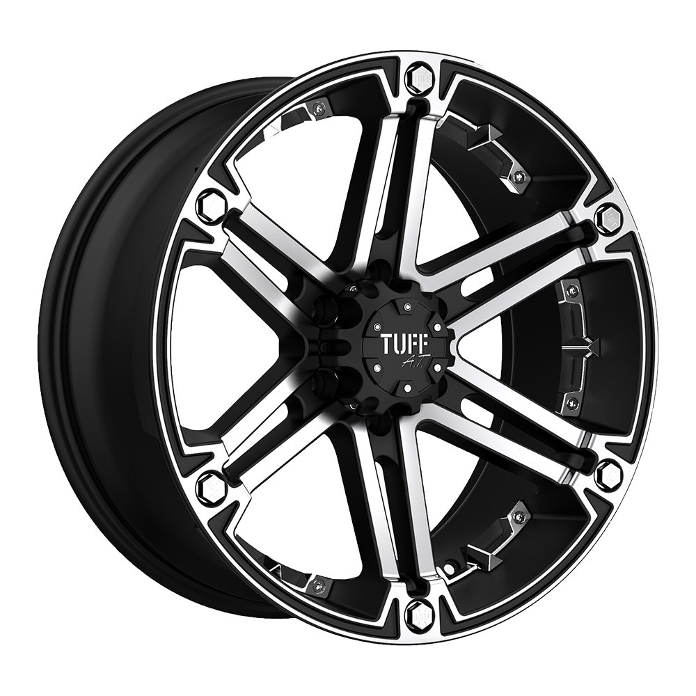 TUT01 17X8 5X4.5/5.0 F-BLK MACH-FC 20MM Tuff