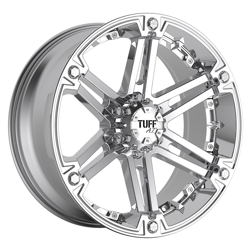 TUT01 22X9.5 5X5.0/5.5 CHROME 15MM Tuff