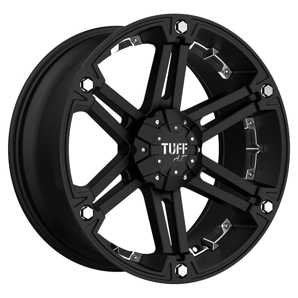 TUT01 15X8 6X5.5 F-BLK CHR-INS -13MM Tuff