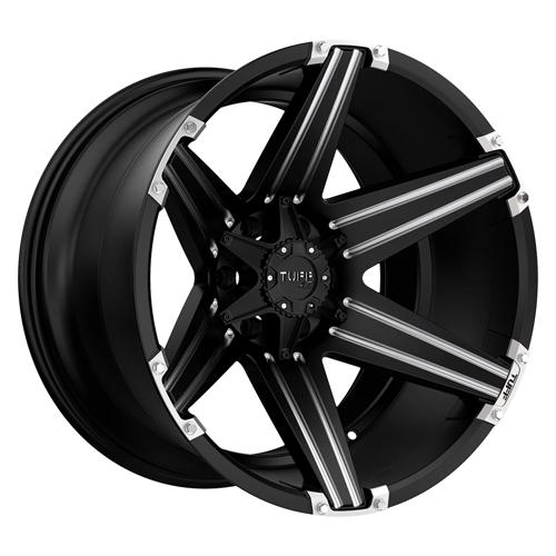 TUT12 24X11 6X5.5 S-BLK MILLED -45MM Tuff