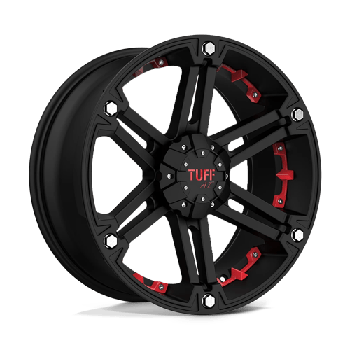 TUT01 17X8 5X5.5 F-BLK RED-INS 10MM Tuff