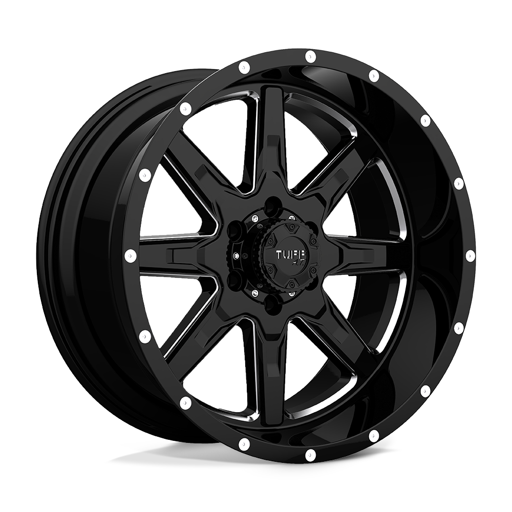 TUT15 22X10 5X4.5 G-BLK MILL -19MM Tuff