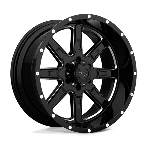 TUT15 22X10 5X5.0 G-BLK MILL -19MM Tuff