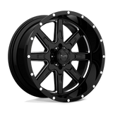 TUT15 22X10 5X5.5 G-BLK MILL -19MM Tuff