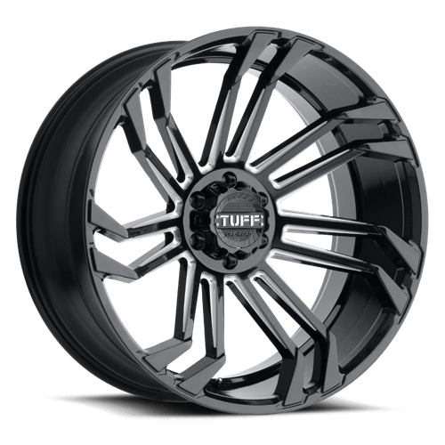 TUT21 22X12 6X135 G-BLK MILL -45MM Tuff