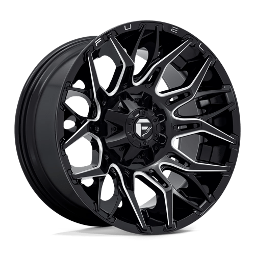 D769 20X10 6X135/5.5 G-BLK-MILL -18MM Fuel 1PC