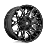 D769 22X10 5X4.5/5.0 G-BLK-MILL -18MM Fuel 1PC