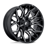 D769 22X10 8X170 G-BLK-MILL -18MM Fuel 1PC