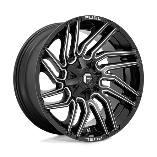 D773 22X10 8X6.5 G-BLK-MILL -18MM Fuel 1PC