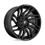 D776 22X10 8X6.5 G-BLK -18MM Fuel 1PC