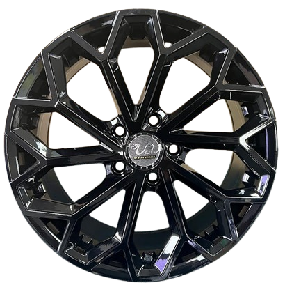 U2-65-M 17X7.5+38 5X114.3 C.B-73.1 B ALL BLACK