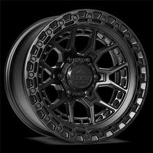 Load image into Gallery viewer, LOCK OFFROAD COMMANDO 20X10-18 8X165.1 CB-125.2 MATTE BLACK W/MATTE BLACK RING