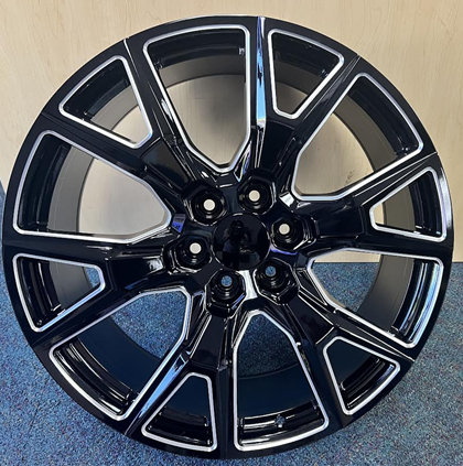 STW368-M 22X9.5+25 6X139.7 CHEVY SUV REPLICA