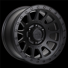 LOCK OFFROAD YOSEMITE 20X9+18 6X139.7 CB-106.2 MATTE BLACK W/BLACK RING