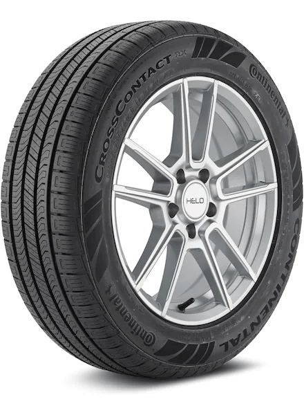 High-performance Continental tire optimized for responsive handling and smooth rides