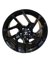 Load image into Gallery viewer, DS2 WHEEL DS2-M 17X7.5+38 5X114.3 C.B-73.1 B ALL BLACK