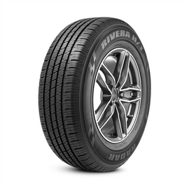 Reliable Rivera RV all-season tire with durable tread design, perfect for smooth driving from Tires On Wheel.