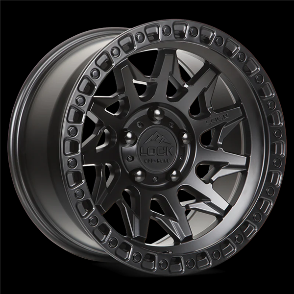 LOCK OFFROAD LUNATIC 20X9+1 8X170 CB-125.2 MATTE BLACK