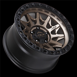 LOCK OFFROAD LUNATIC 18X9+1 6X139.7 CB-106.2 MATTE BRONZE W/BLACK RING
