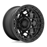 D120 17X9 6X5.5 BLK-OUT -15MM Fuel 1PC