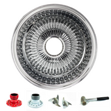 15X7 Standard Chrome 72 Spoke Lowrider Wire Wheels – Set of 4