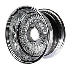 20X8 150 SPOKE  REVERSE CHROME SET OF 4