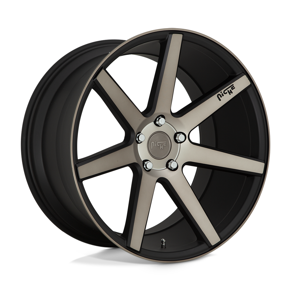 M150 20X9 5X112 MT-BLK-MACH 25MM Niche 1PC