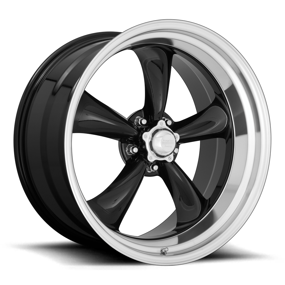 VN315 22X11 5X5.5 G-BLK MACH-LP 18MM American Racing Vintage