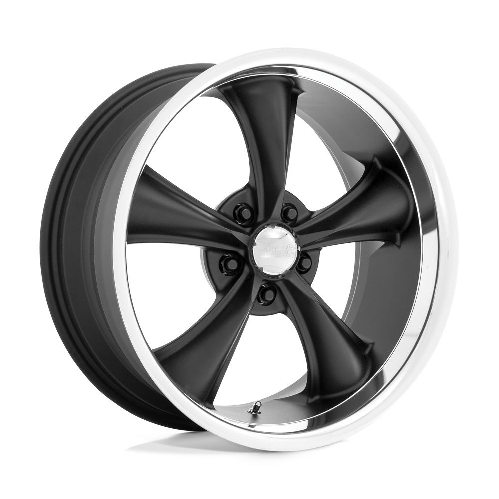 VN338 18X9.5 5X4.75 T-BLK DC-LP -4MM American Racing Vintage