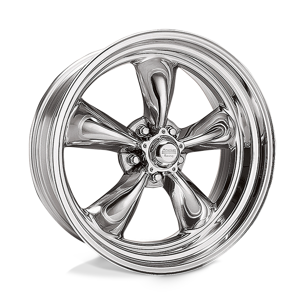 VN505 17X8 5X5.0 POLISHED -11MM American Racing Vintage