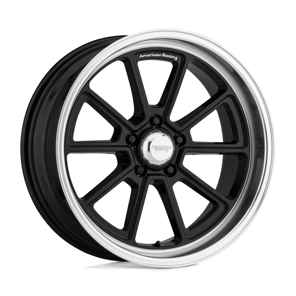 VN510 20X10 5X4.75 G-BLK DIA LP 06MM American Racing Vintage