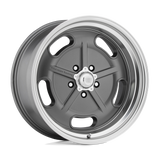 VN511 22X8.5 5X4.75 MAG GRAY DIA LP 00MM American Racing Vintage