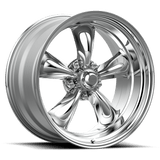 VN515 20X10 5X5.0 POLISHED 06MM American Racing Vintage