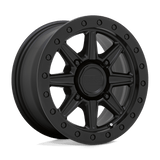 BUWEB 15X7 4X137 M-BLK 51MM Black Rhino Powersports