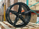 20X10.5 A0275 XM-250 FLOW FORM 5X112 25 66.56 GLOSS BLACK (STAGGERED ONLY)